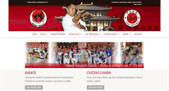 Desktop Screenshot of karate-znamenacek.cz